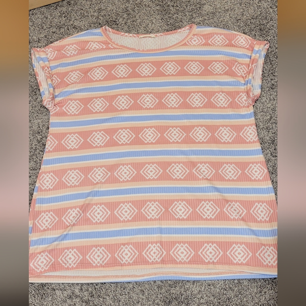 Viamor Pastel Aztec Top Size L
